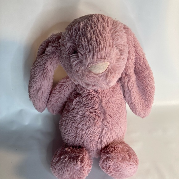 Manhattan Toy Bitty Buddies Nod Dusty Pink Bunny - 6" Weighted Stuffed Animal For Babies